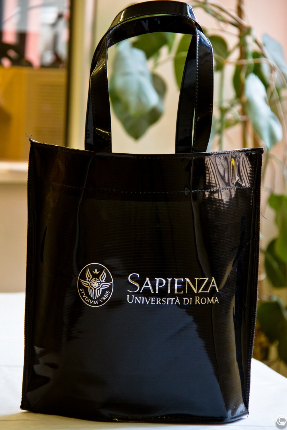 Borsa shopping in polietilene - nero - Sapienza Merchandising