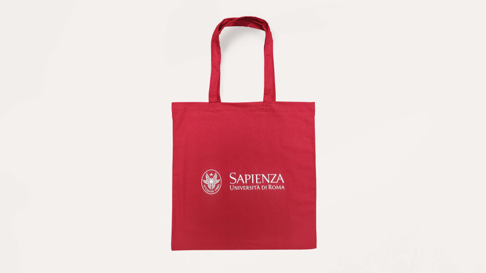 Cotton shopper bag with long handles - Sapienza Merchandising