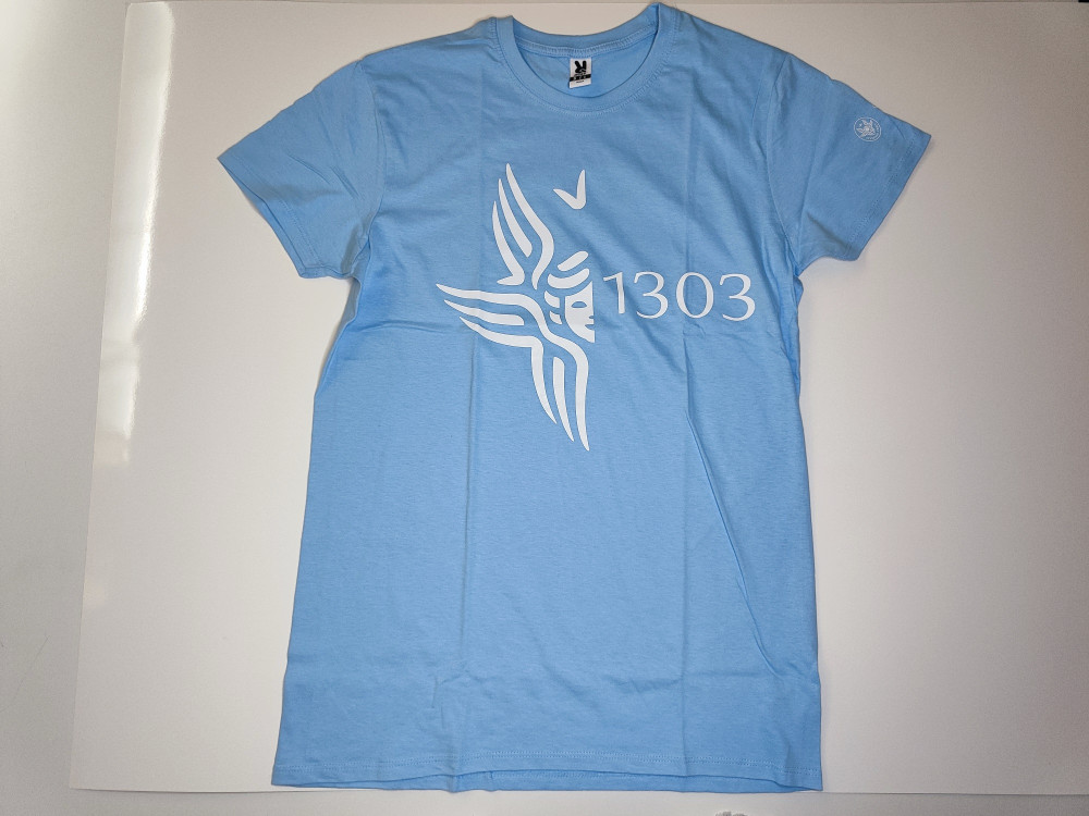 T-Shirt 1/2 cherubino turchese