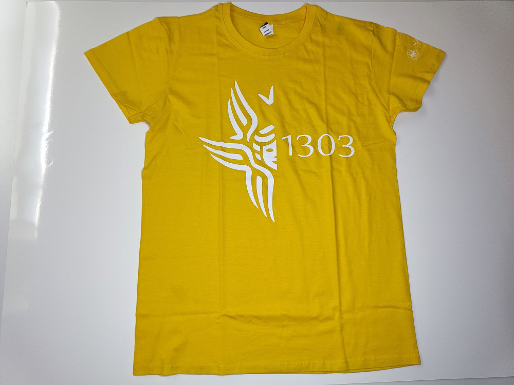 T-Shirt 1/2 cherubino gialla