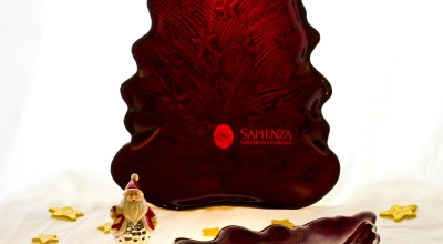 Christmas dish - tree subject - personalized Sapienza