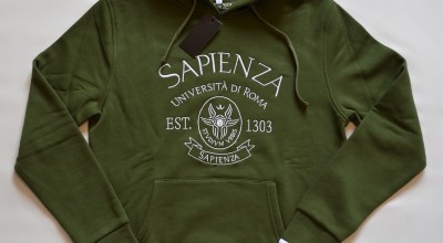 Hooded sweatshirt - military green color - mod. Audes