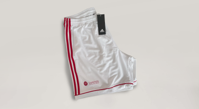 ADIDAS unisex technical shorts - white-red color