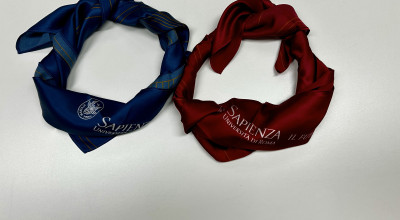 Sapienza silk scarf